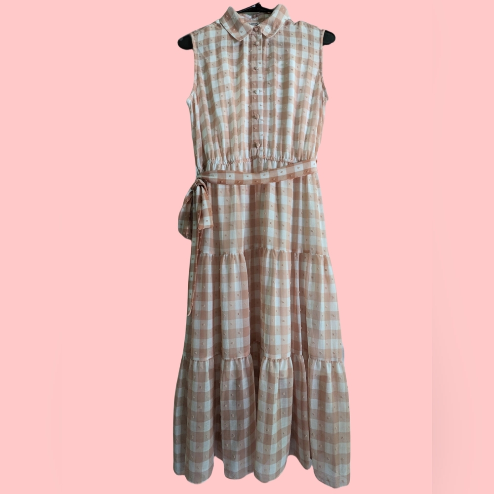 COPY - Nanette Lepore Gingham Checkered Dress